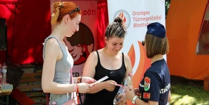 A pécsi tűzoltók is sátrat vertek Orfűn A pécsi tűzoltók is sátrat vertek Orfűn