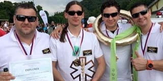 Magyarok nyerték a mentős versenyt, a Pogányban szolgáló Hirschinger Tamással a fedélzeten Magyarok nyerték a mentős versenyt, a Pogányban szolgáló Hirschinger Tamással a fedélzeten