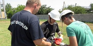Tűzoltásból vizsgáztak a mohácsi rendésztanulók Tűzoltásból vizsgáztak a mohácsi rendésztanulók