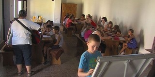 Játékosan tanultak a magyarhertelendi hittantáborosok Játékosan tanultak a magyarhertelendi hittantáborosok