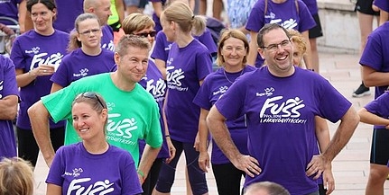 Csizi Péter is futott a rákgyógyításért Pécsett Csizi Péter is futott a rákgyógyításért Pécsett