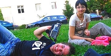 Pécsi rövidfilmeket szemléznek Pécsi rövidfilmeket szemléznek