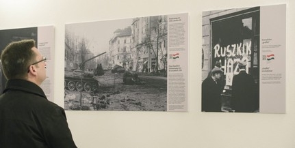 Az MTI fotóiból nyílt kiállítás a magyar forradalomról Az MTI fotóiból nyílt kiállítás a magyar forradalomról