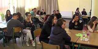 Érettségizőknek adott tanácsokat Udvardy György Érettségizőknek adott tanácsokat Udvardy György