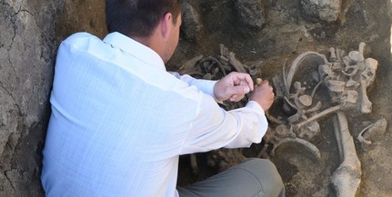 Egy germán harcos sírját találták meg egy temetőben