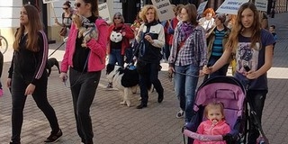 A kulturált és felelős állattartásért vonultak fel a belvárosban szombat délelőtt A kulturált és felelős állattartásért vonultak fel a belvárosban szombat délelőtt