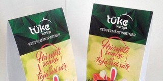 Húsvéti kedvezményeket kapnak a Tüke Kártya tulajdonosok