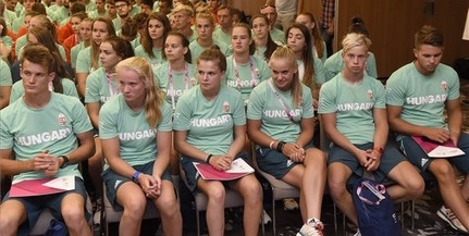 A sikeresen szerepelt magyar sportolókat köszöntötték A sikeresen szerepelt magyar sportolókat köszöntötték