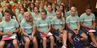 A sikeresen szerepelt magyar sportolókat köszöntötték A sikeresen szerepelt magyar sportolókat köszöntötték