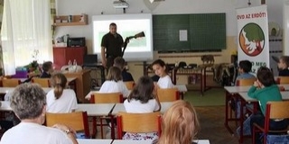Vaddisznóval, rókával keltették fel a kisiskolások figyelmét a Deák Napokon Vaddisznóval, rókával keltették fel a kisiskolások figyelmét a Deák Napokon