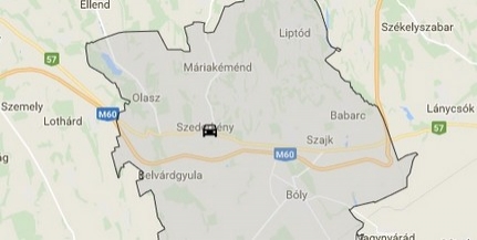 Árokba csúszott egy kamion az 57-es főút szederkényi szakaszán Árokba csúszott egy kamion az 57-es főút szederkényi szakaszán