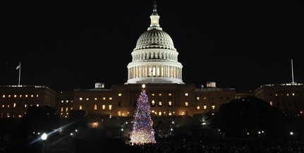 Megérkezett Washingtonba a Fehér Ház hivatalos karácsonyfája